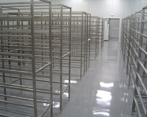 Seamless Polyurethane Flowable Food Factory Flooring Park Royal London